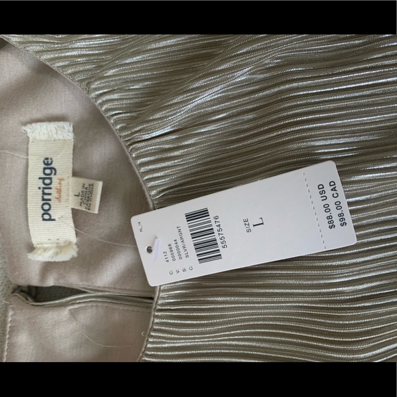 Porridge by Anthropologie Gold Shimmer Tank - Picture 4 of 5